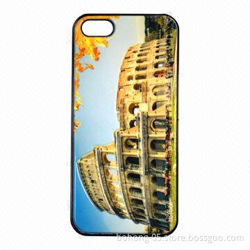 PC Case for iPhone 5S, Three-dimensional Stickers, Various Colors Available